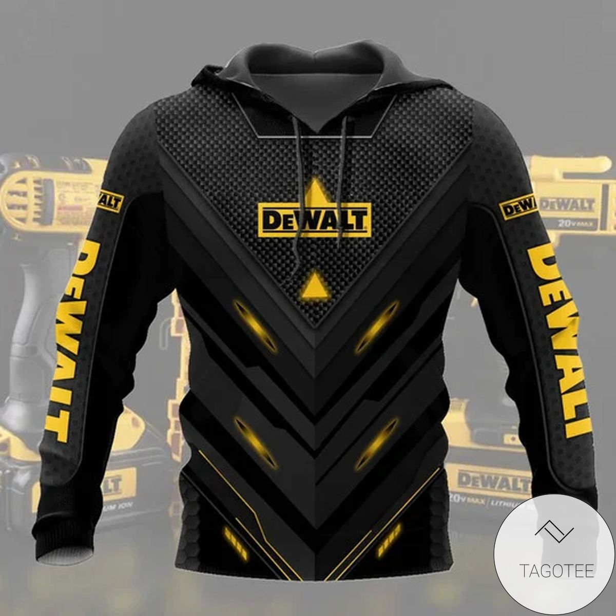 Personalized Dewalt Beautiful Tools Black Metal Hoodie Personalized Dewalt Beautiful Tools Black Metal Hoodie