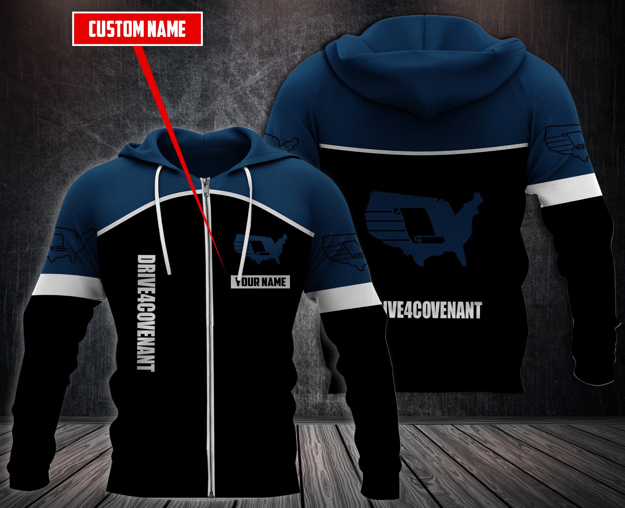 Personalized Drivecovenant 3D Hoodie Personalized Drivecovenant 3D Hoodie