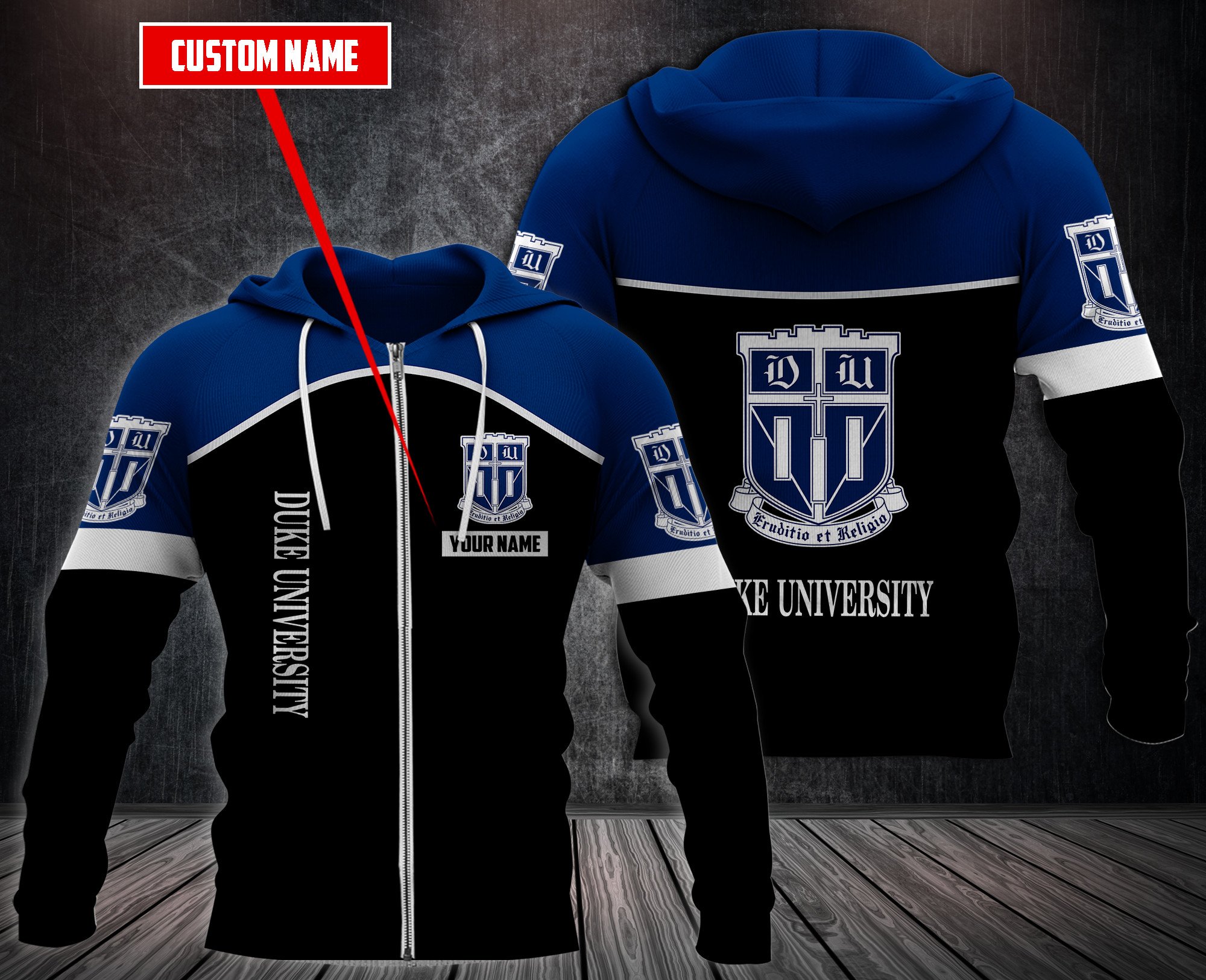 Personalized-Duke-University-Custom-Hoodie-Fleece-Hoodie-3