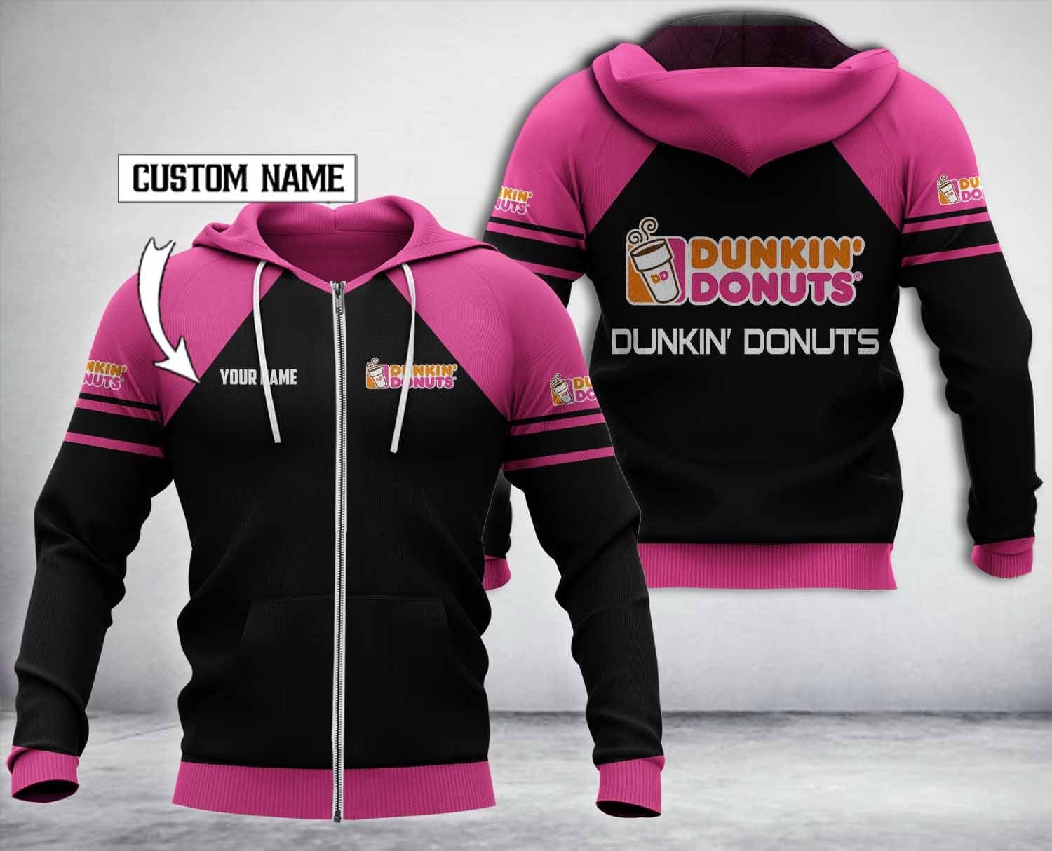 Personalized-Dunkin-Donuts-Custom-Hoodie-Zip-Hoodie-–-Limited-Edtion-2