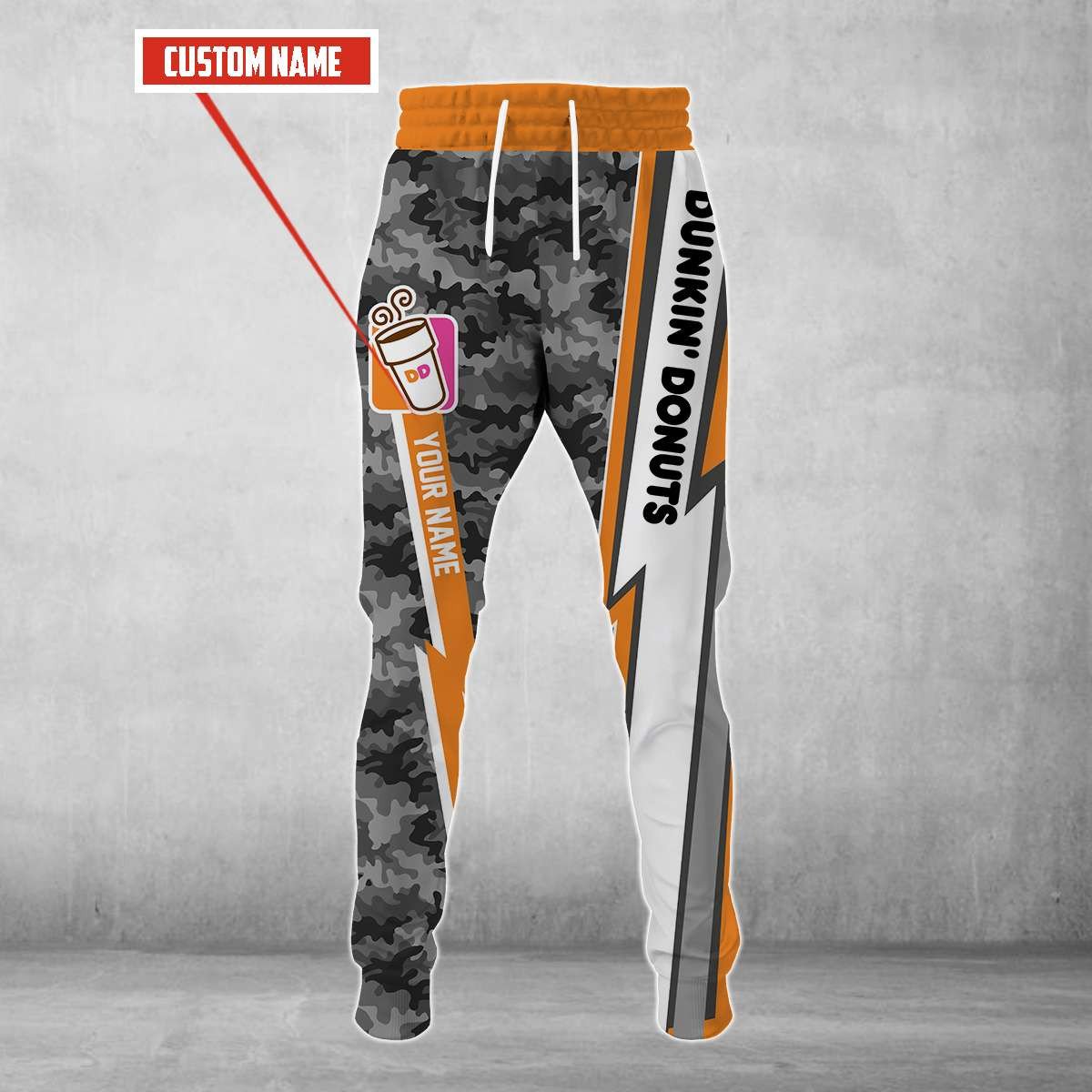 Personalized Dunkin’ Donutscamo Custom 3D Hoodie Personalized Dunkin’ Donutscamo Custom 3D Hoodie