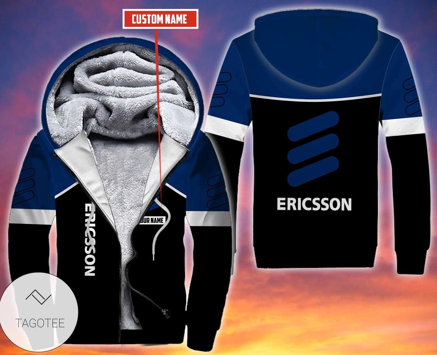Personalized Ericsson Fleece Hoodie Personalized Ericsson Fleece Hoodie