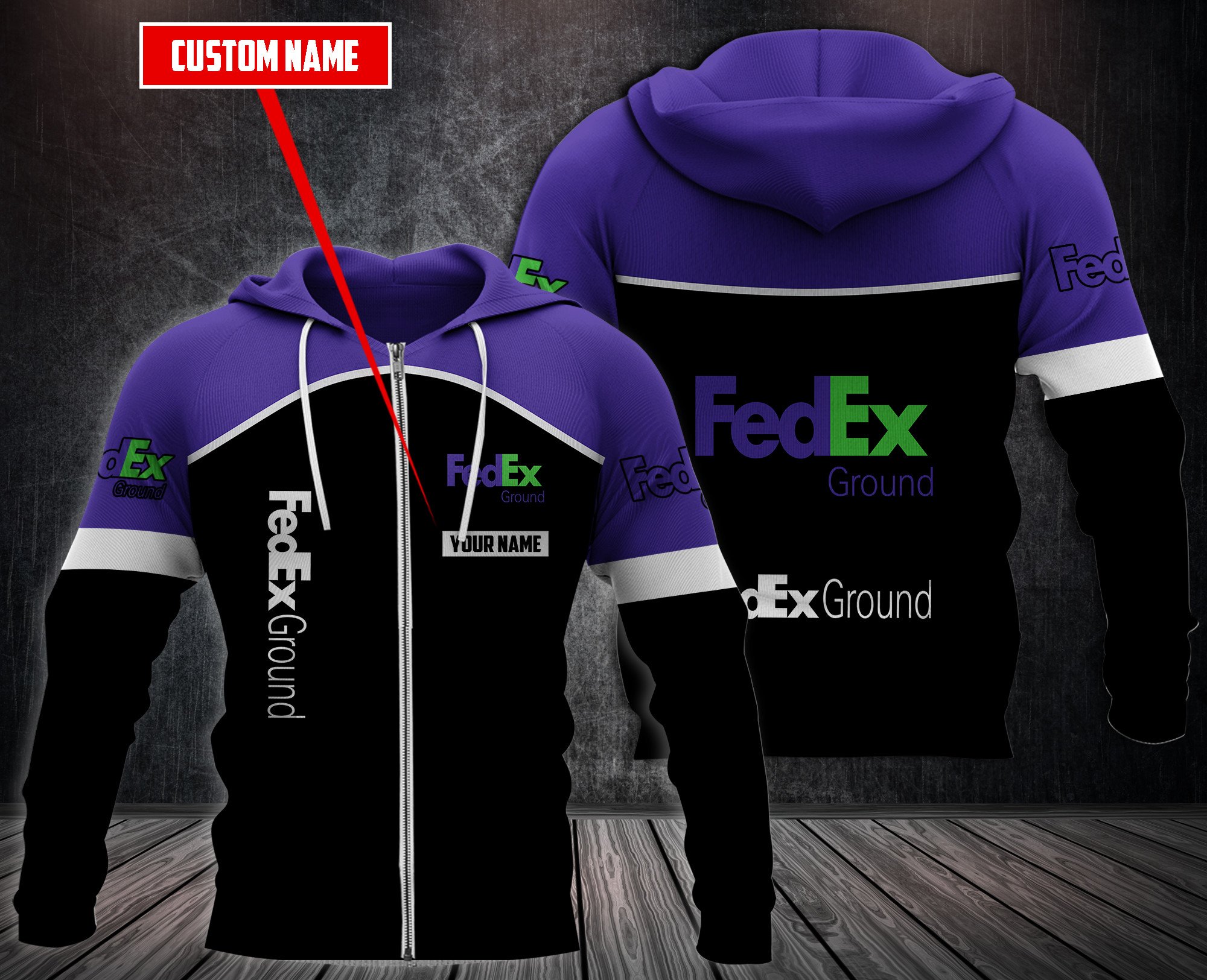 Personalized-Fedex-Ground-3D-Fleece-Hoodie-Hoodie-3