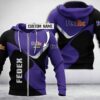 Personalized Fedex Violet 3D Hoodie