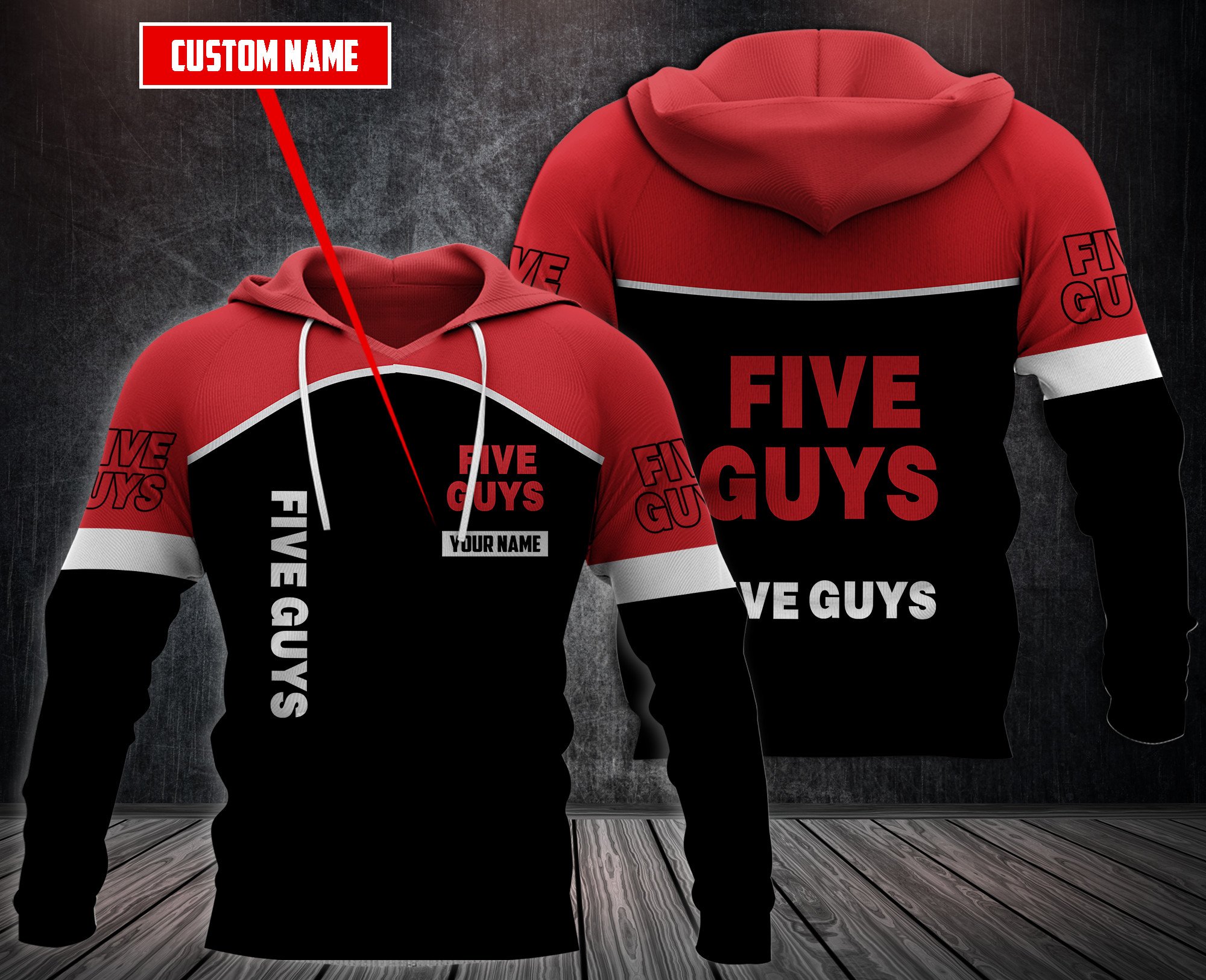 Personalized-Five-Guys-3D-Fleece-Hoodie-Hoodie-2