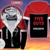 Personalized Five Guys Fleece Hoodie