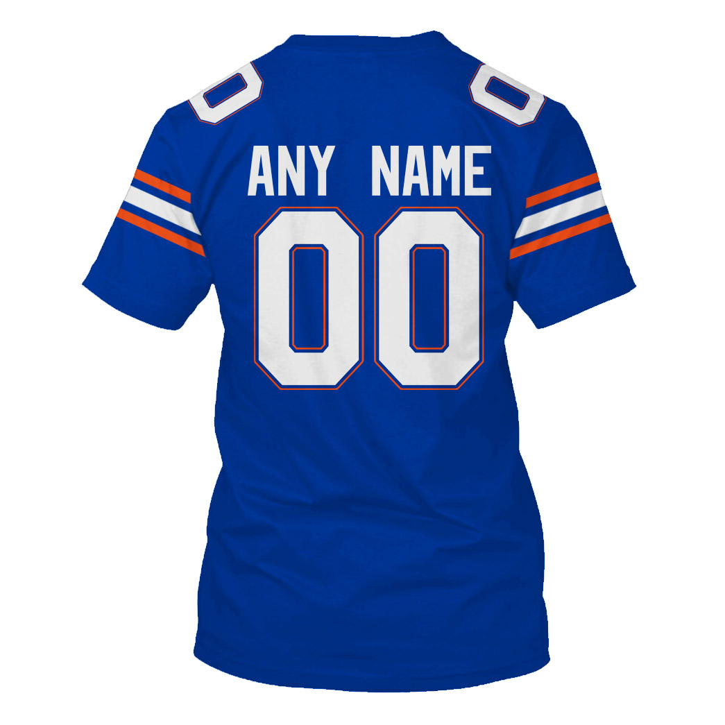 Personalized Florida Gators 150 Sec Jumpman Blue Custom 3D Shirt Personalized Florida Gators 150 Sec Jumpman Blue Custom 3D Shirt