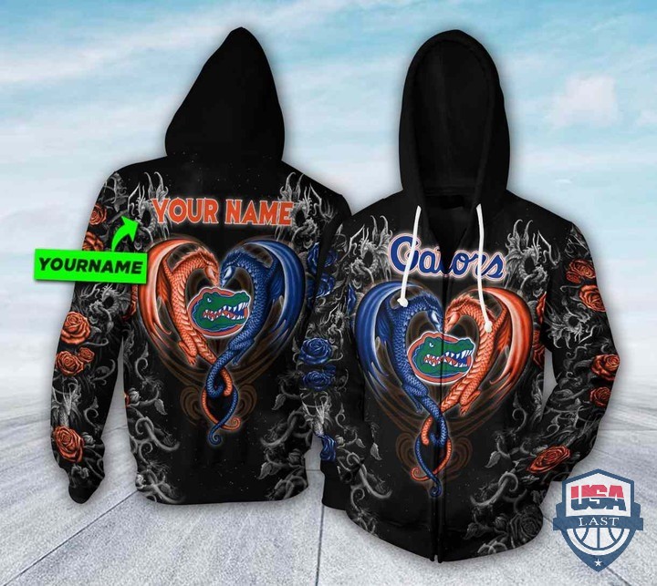 Personalized Florida Gators Dragon Ncaa 3D Hoodie T-Shirt Personalized Florida Gators Dragon Ncaa 3D Hoodie T-Shirt