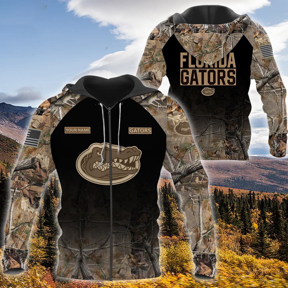Personalized Florida Gators Hunting Camo Custom 3D Shirt Personalized Florida Gators Hunting Camo Custom 3D Shirt