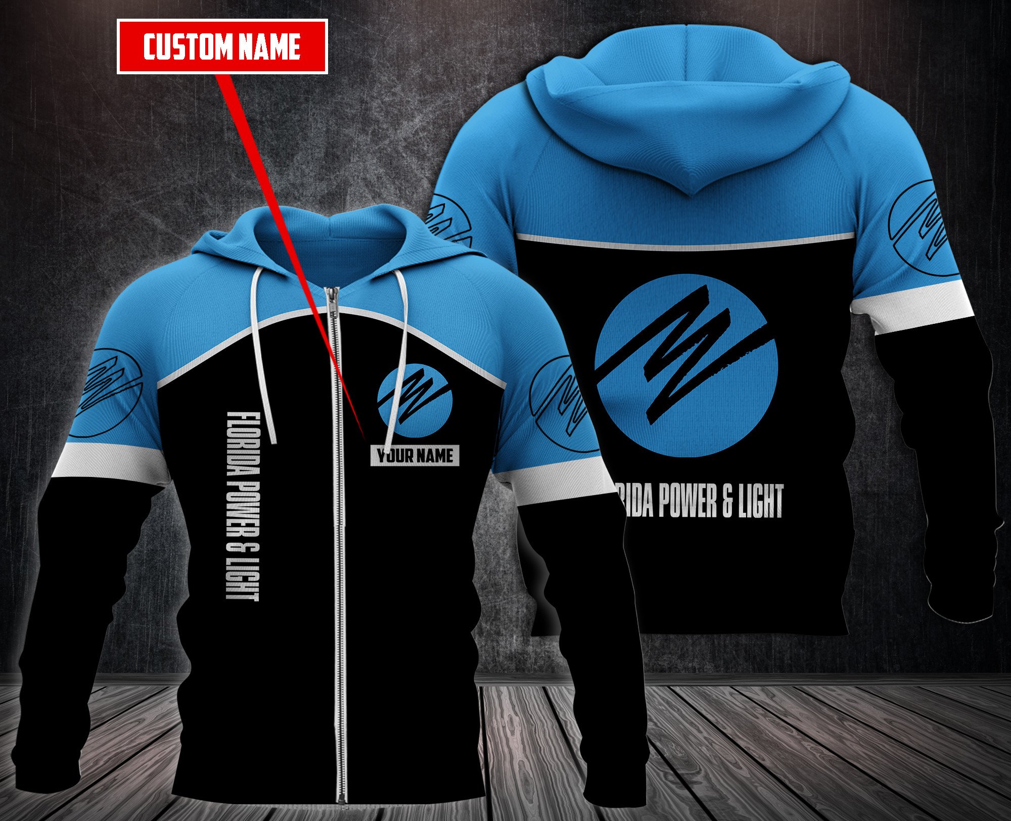 Personalized Florida Power & Light Custom Hoodie Personalized Florida Power & Light Custom Hoodie