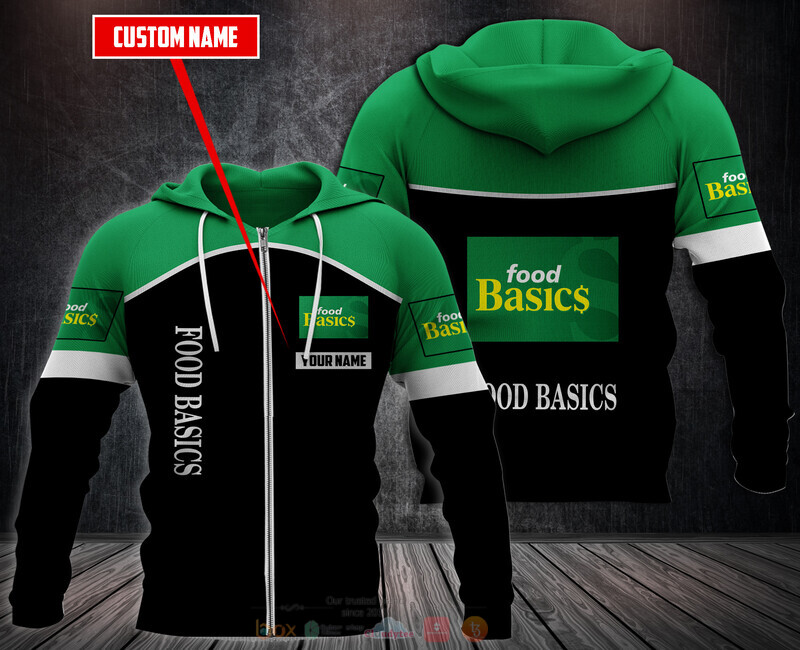 Personalized Food Basics 3D Fleece Hoodie Personalized Food Basics 3D Fleece Hoodie