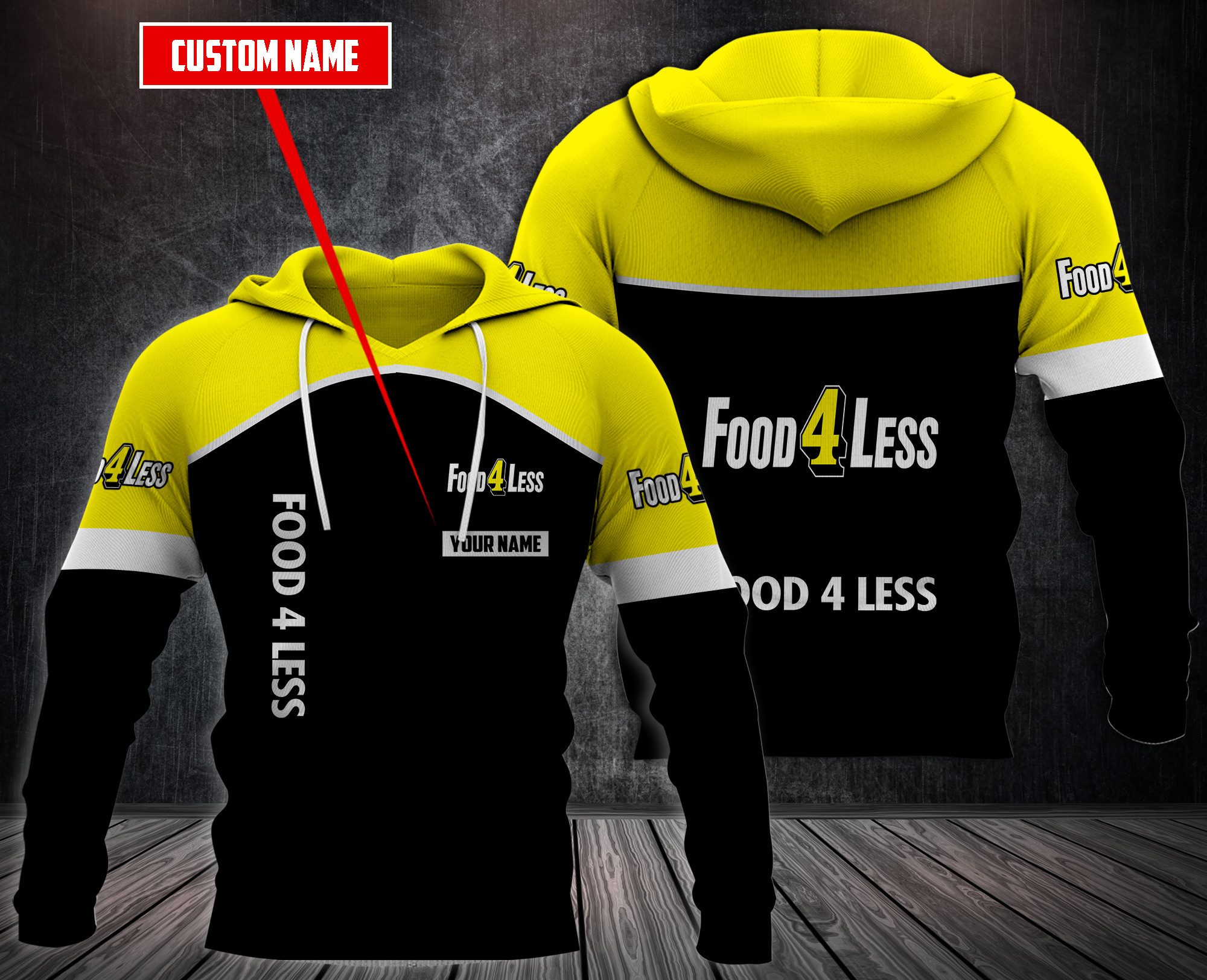 Personalized-Food-Less-3D-Fleece-Hoodie-Hoodie-2