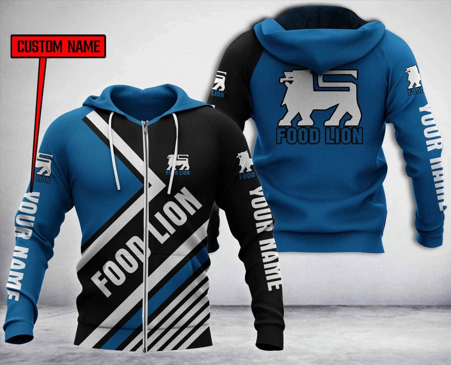 Personalized Food Lion 3D Hoodie Personalized Food Lion 3D Hoodie