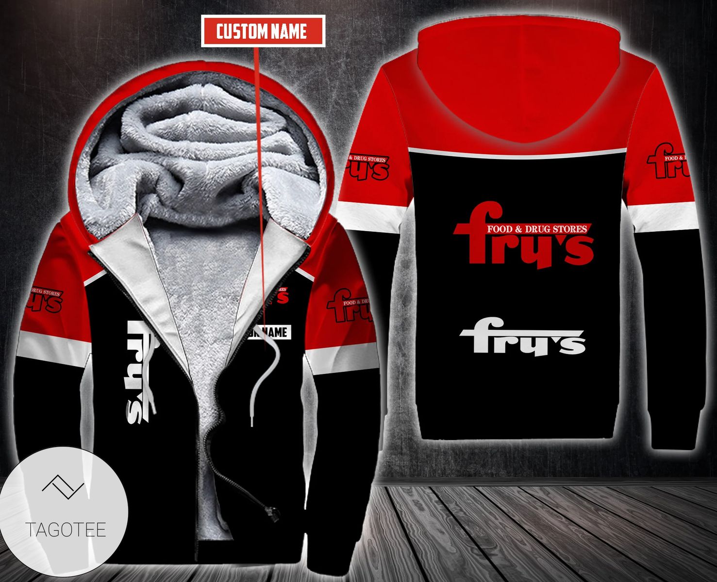 Personalized Fry’S Food And Drug Fleece Hoodie Personalized Fry’S Food And Drug Fleece Hoodie