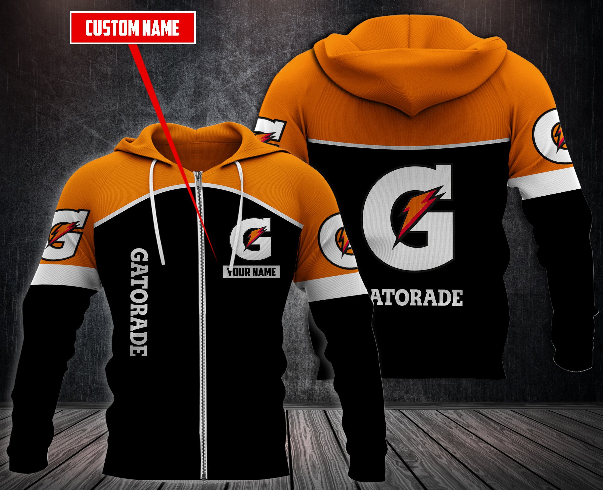 Personalized Gatorade 3D Hoodie Personalized Gatorade 3D Hoodie