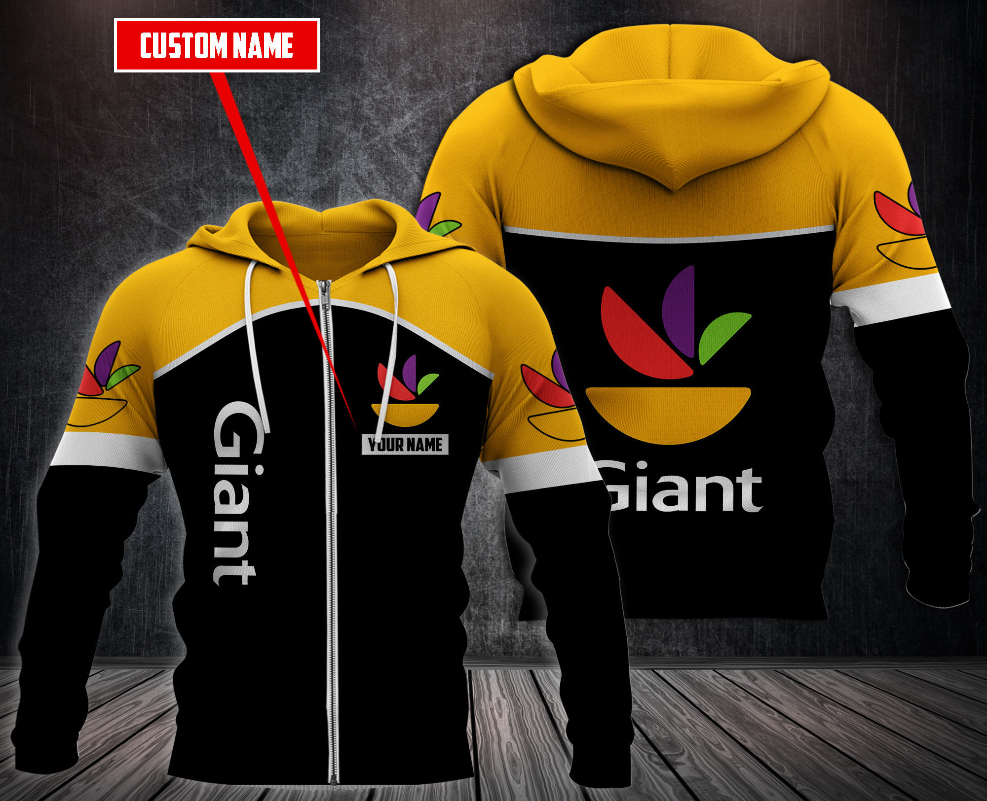Personalized Giant Food 3D Fleece Hoodie Personalized Giant Food 3D Fleece Hoodie