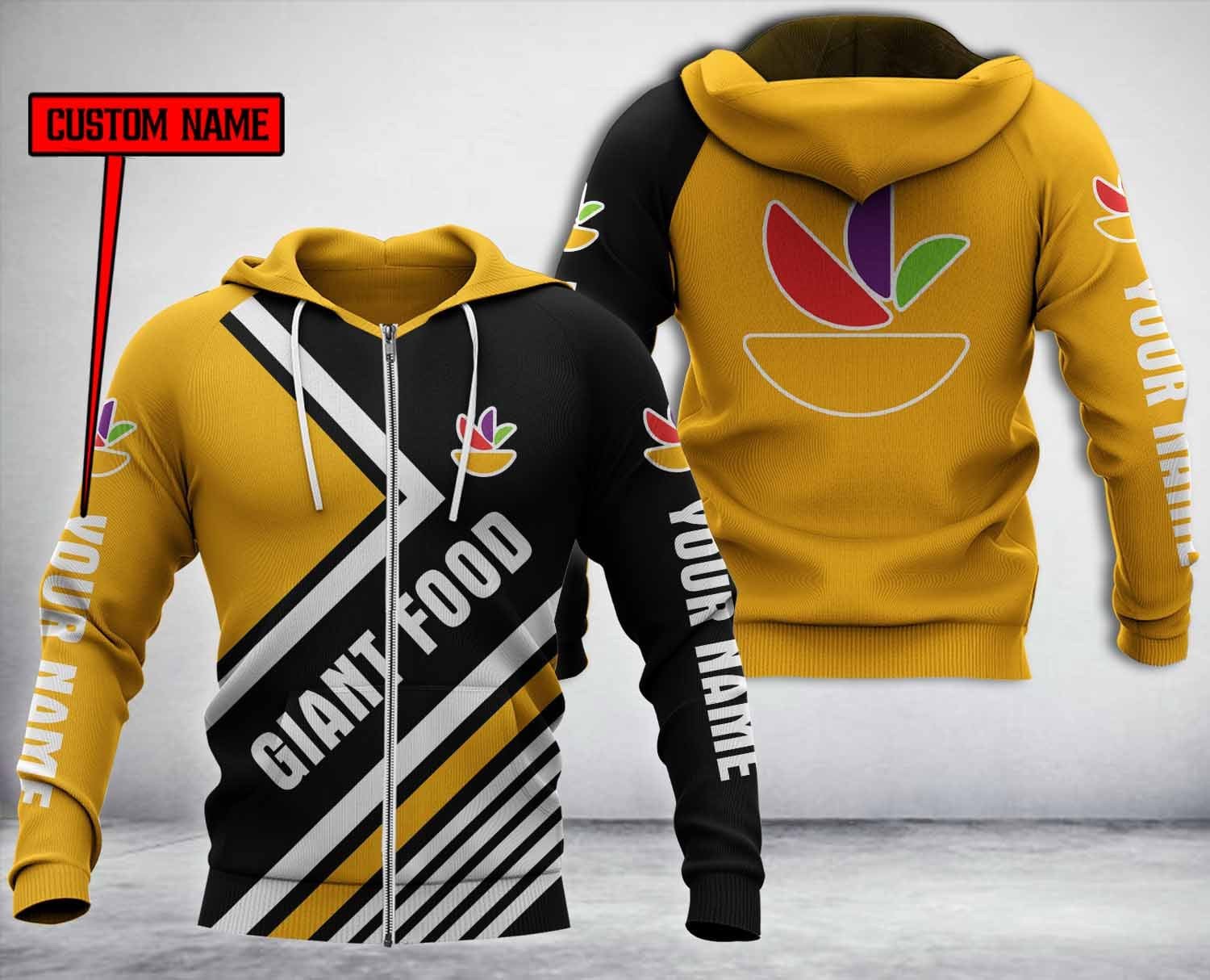 Personalized Giant Food 3D Hoodie Personalized Giant Food 3D Hoodie