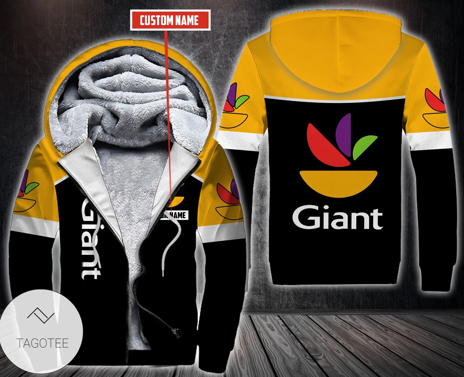 Personalized Giant Food Fleece Hoodie Personalized Giant Food Fleece Hoodie