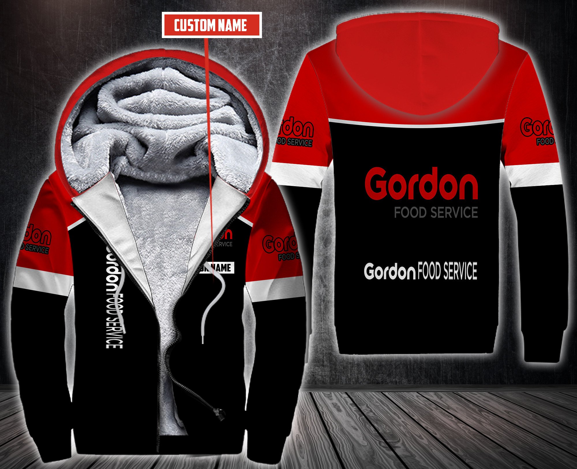 Personalized-Gordon-Food-Service-Fleece-Hoodie-1