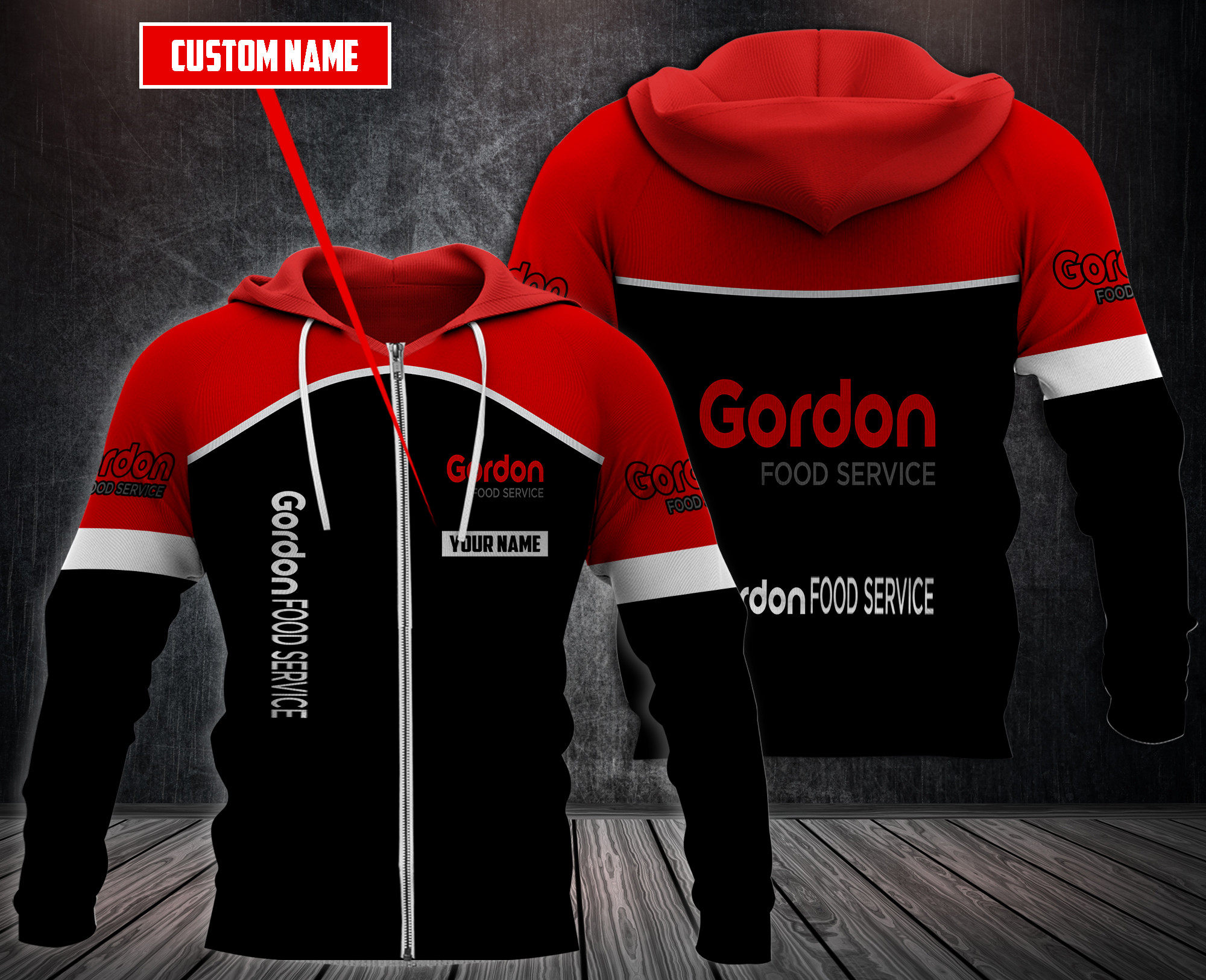 Personalized-Gordon-Food-Service-Fleece-Hoodie-3