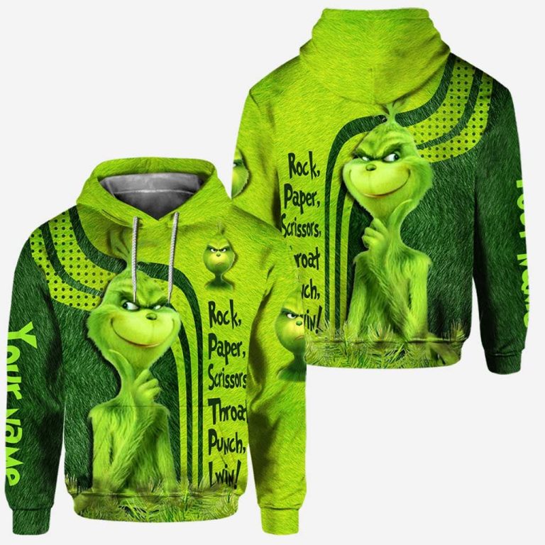Personalized-Grinch-Rock-Paper-Scrissors-Throat-Punch-I-Win-Hoodie-Limited-Edition-1