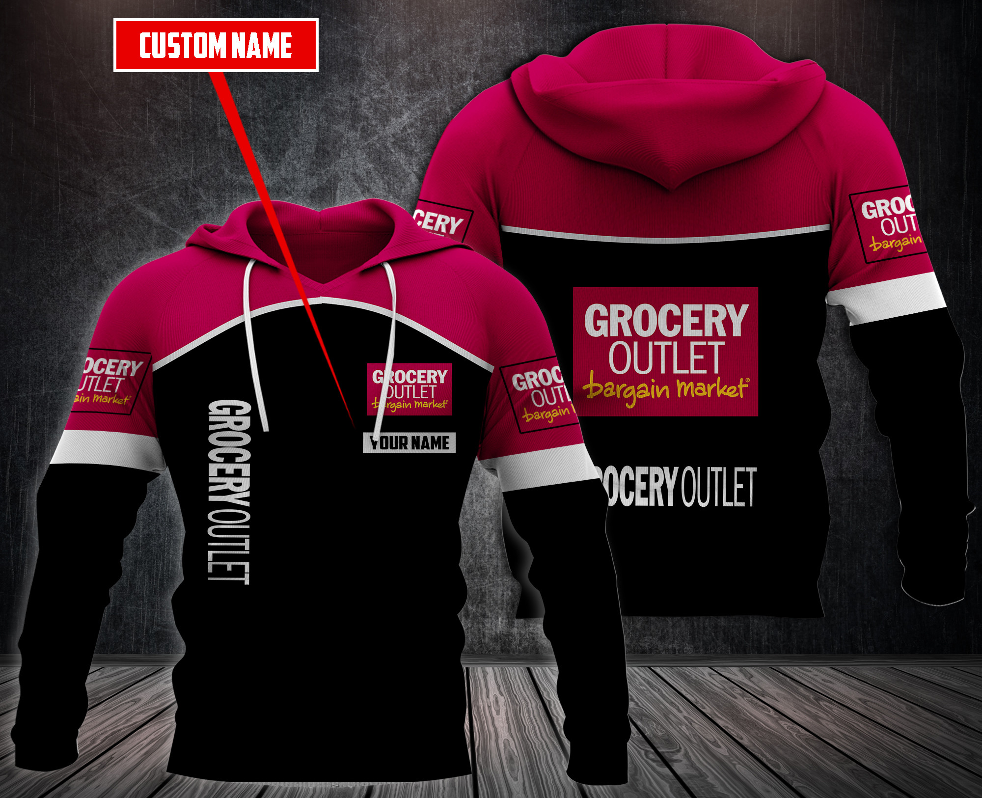 Personalized-Grocery-Outlet-3D-Fleece-Hoodie-Hoodie-2