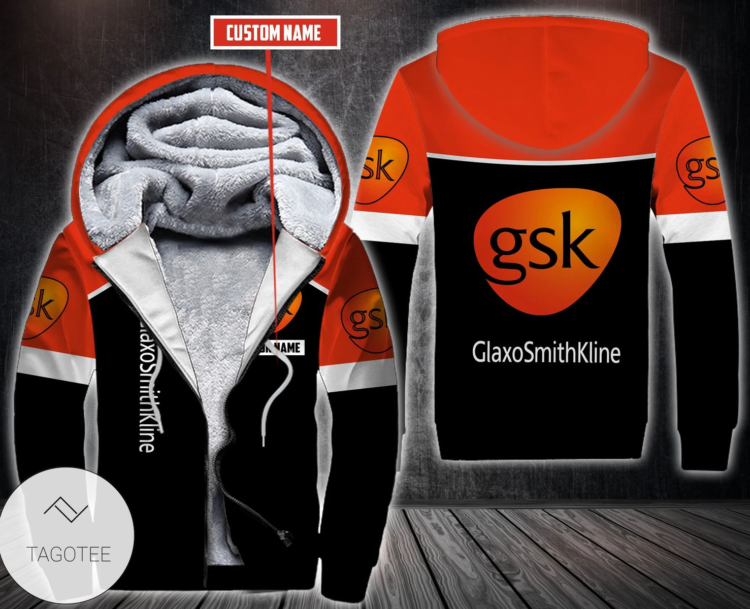 Personalized Gsk Glaxosmithkline Fleece Hoodie Personalized Gsk Glaxosmithkline Fleece Hoodie