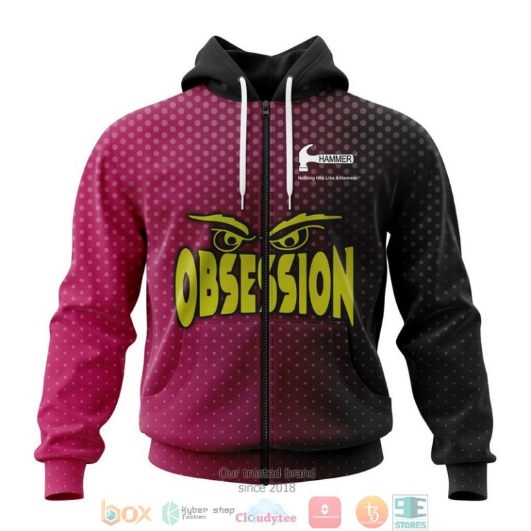 Personalized-Hammer-Obsession-Tour-Bowling-Custom-Black-Pink-3D-Shirt-Hoodie-2