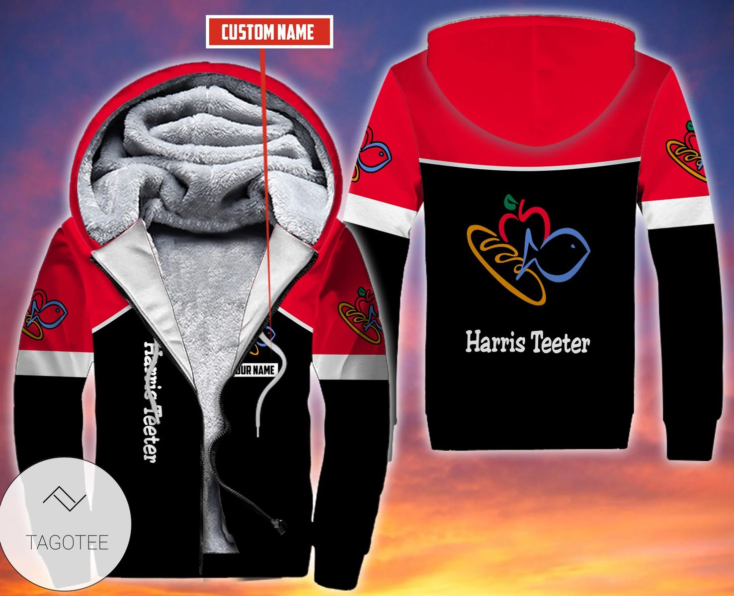 Personalized Harris Teeter Fleece Hoodie Personalized Harris Teeter Fleece Hoodie