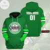 Personalized Heineken Pilsener Premium Quality Logo Hoodie