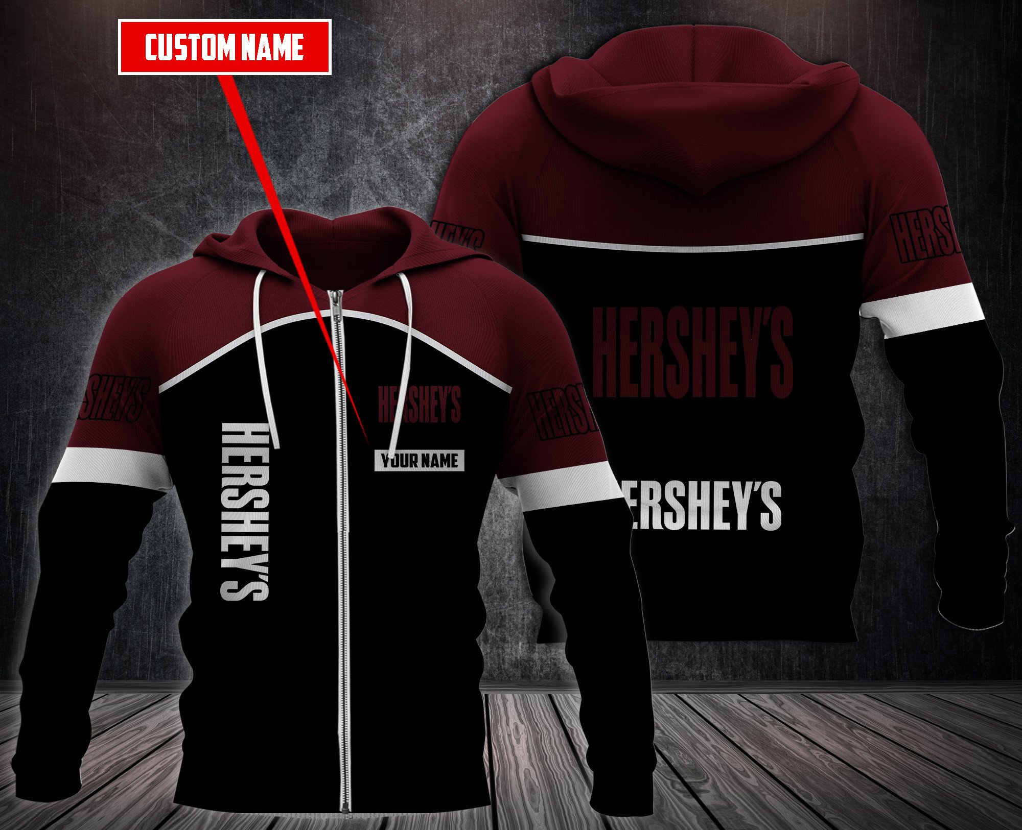 Personalized Hershey’S 3D Hoodie Personalized Hershey’S 3D Hoodie