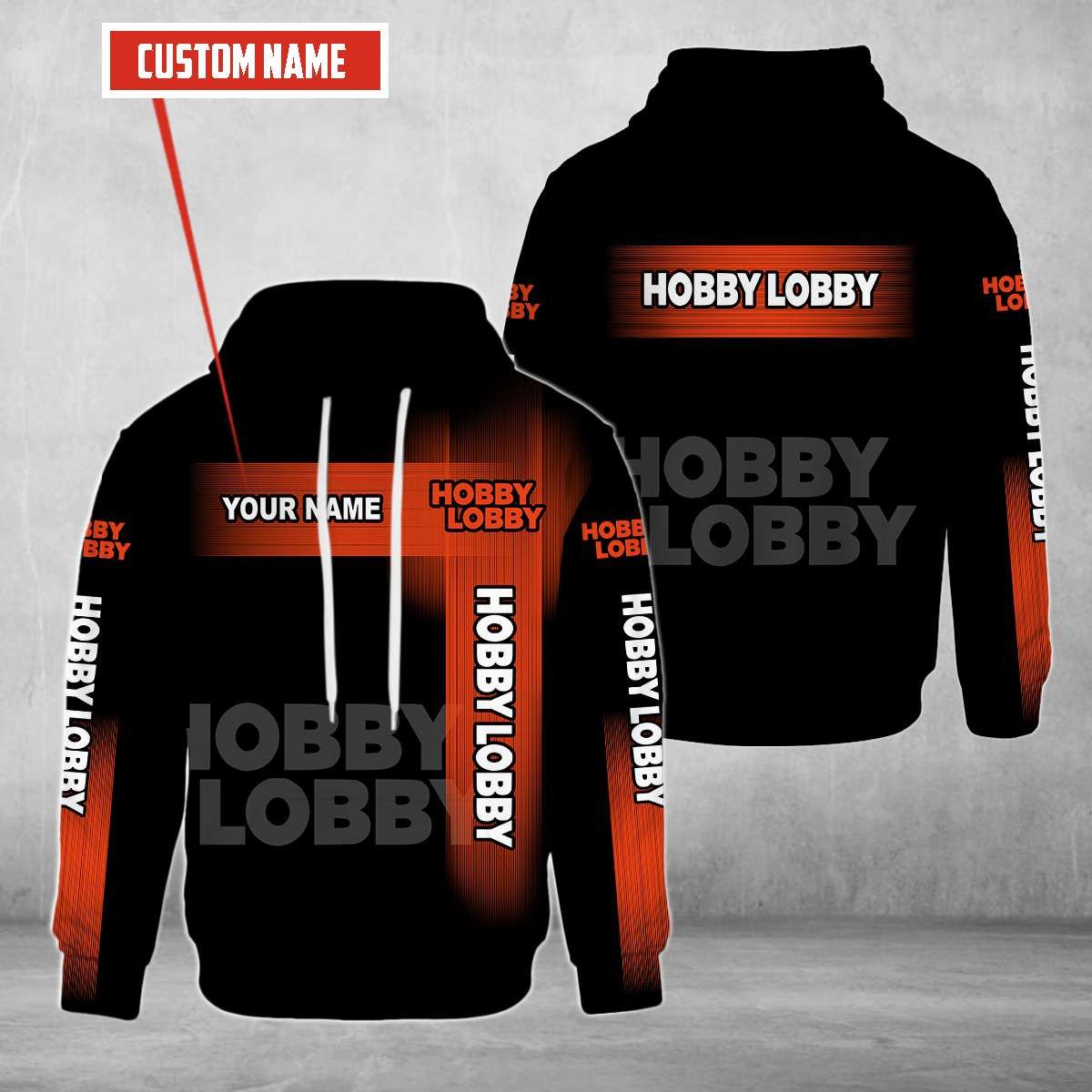 Personalized Hobby Lobby Black Custom All Over Print 3D Hoodie Personalized Hobby Lobby Black Custom All Over Print 3D Hoodie