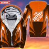 Personalized Home Depot Orange Custom 3D Fleece Hoodie