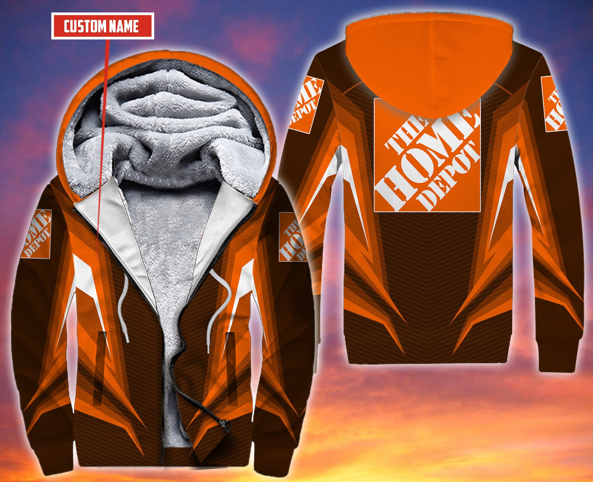 Personalized-Home-Depot-Orange-Custom-3D-Fleece-Hoodie-Hoodie-2