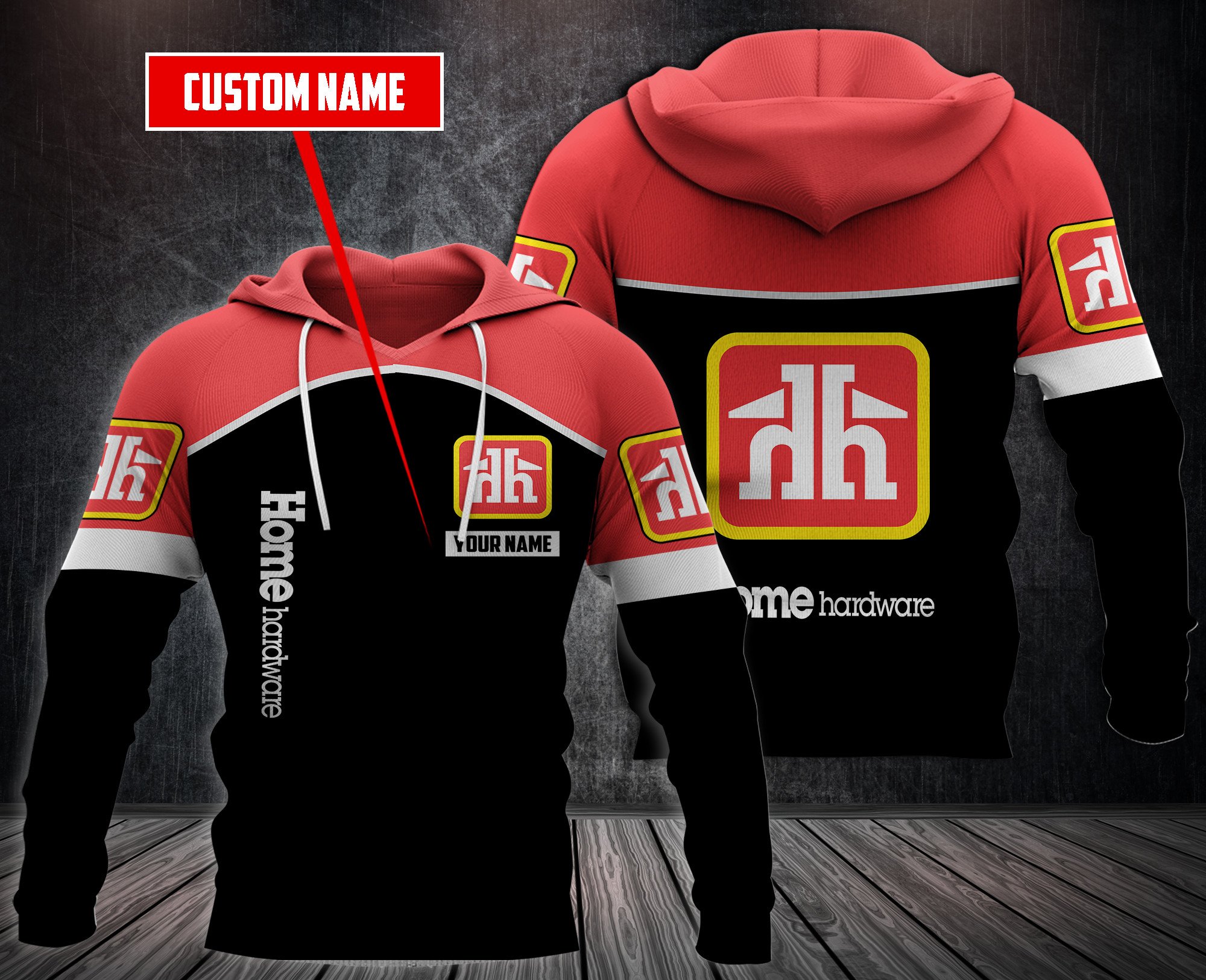 Personalized Home Hardware Custom 3D Fleece Hoodie Personalized Home Hardware Custom 3D Fleece Hoodie