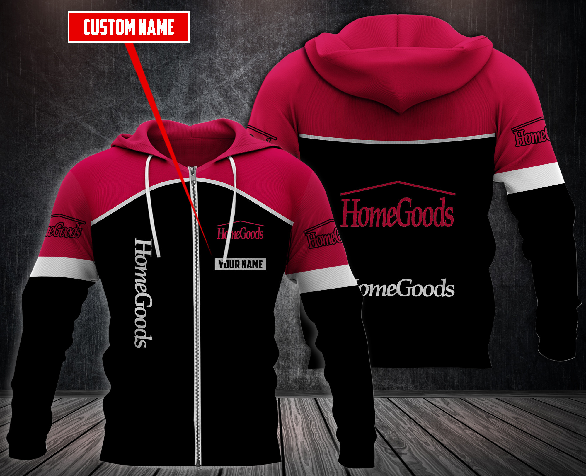Personalized Homegoods 3D Fleece Hoodie Personalized Homegoods 3D Fleece Hoodie