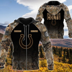 Personalized Indianapolis Colts Nfl Hunting Camo Custom 3D Shirt