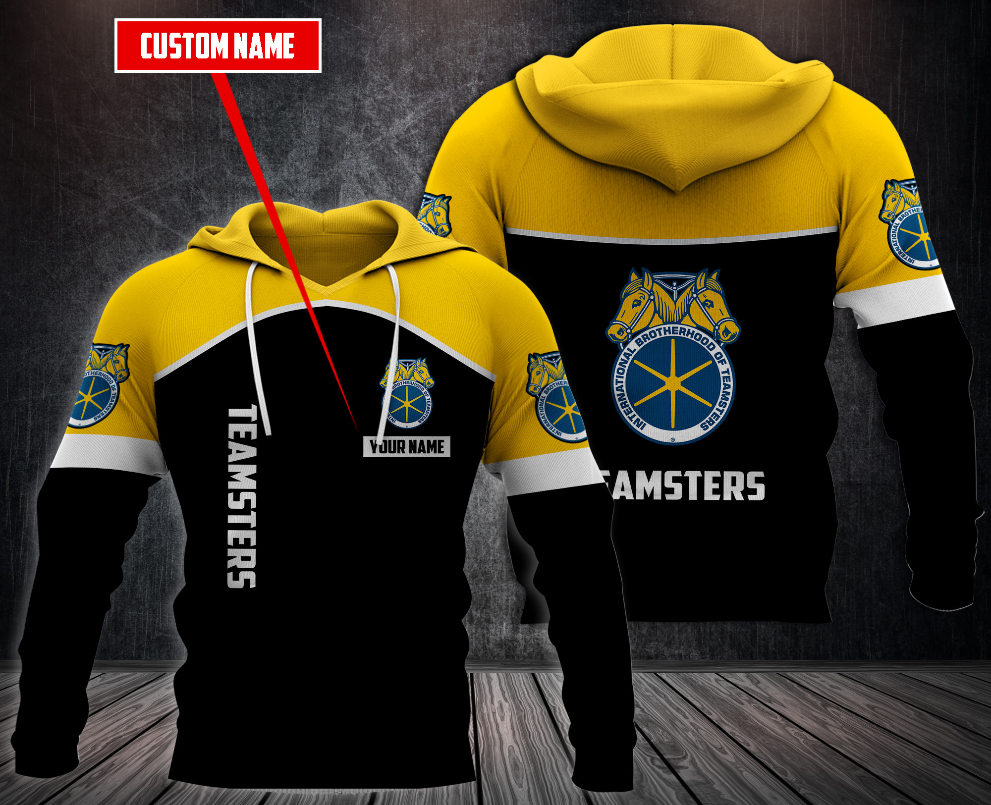 Personalized-International-Brotherhood-Of-Teamsters-Fleece-Hoodie-2