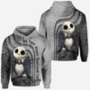 Personalized Jack Skellington Rock Paper Scissors Custom 3D Hoodie