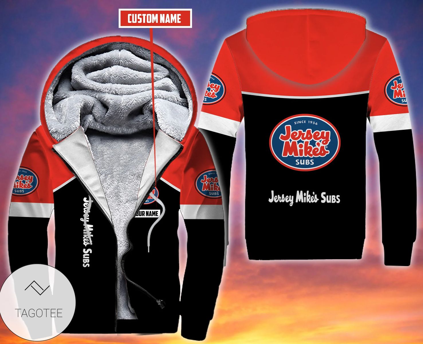 Personalized Jersey Mike’S Subs Fleece Hoodie Personalized Jersey Mike’S Subs Fleece Hoodie