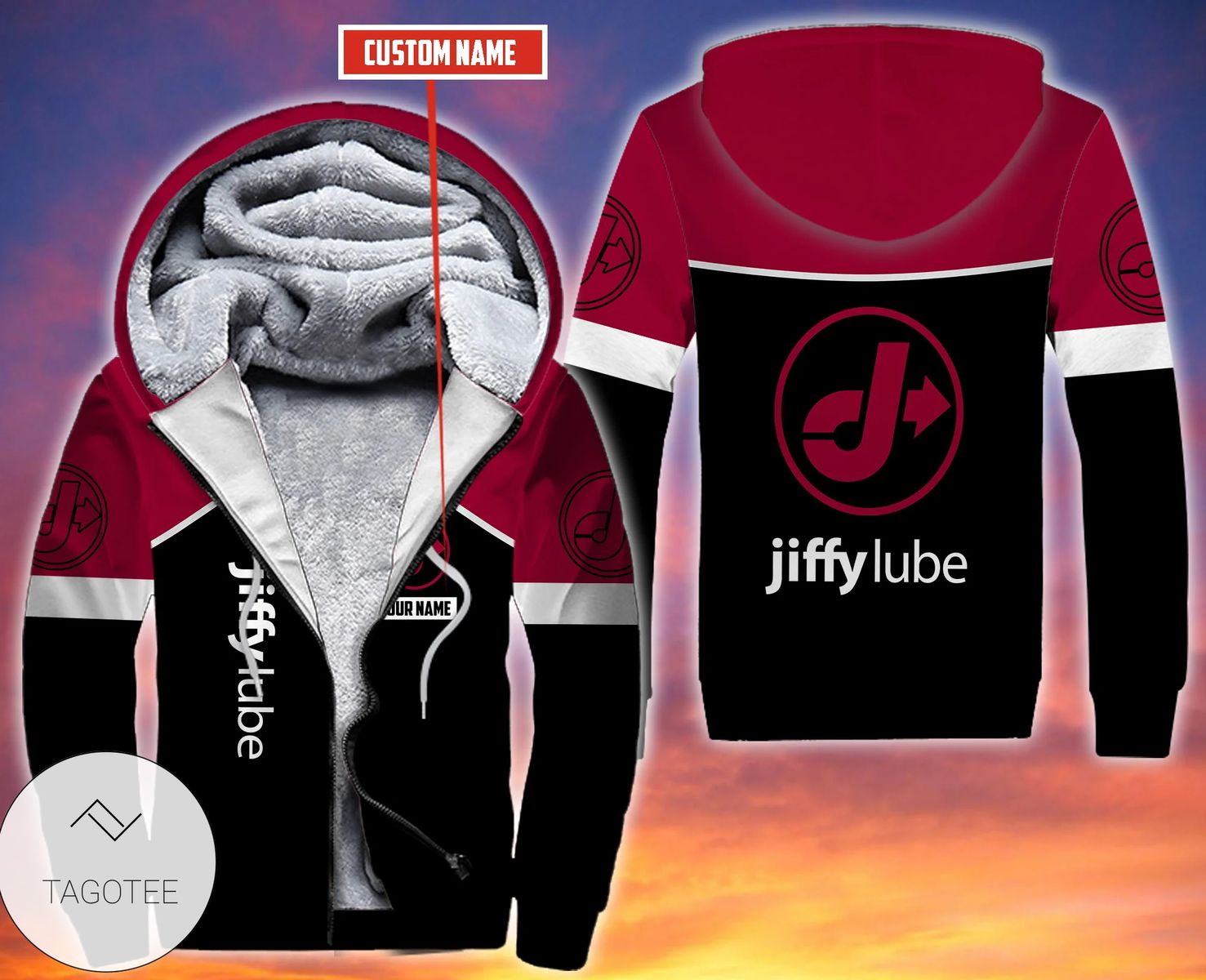 Personalized Jiffy Lube Fleece Hoodie Personalized Jiffy Lube Fleece Hoodie