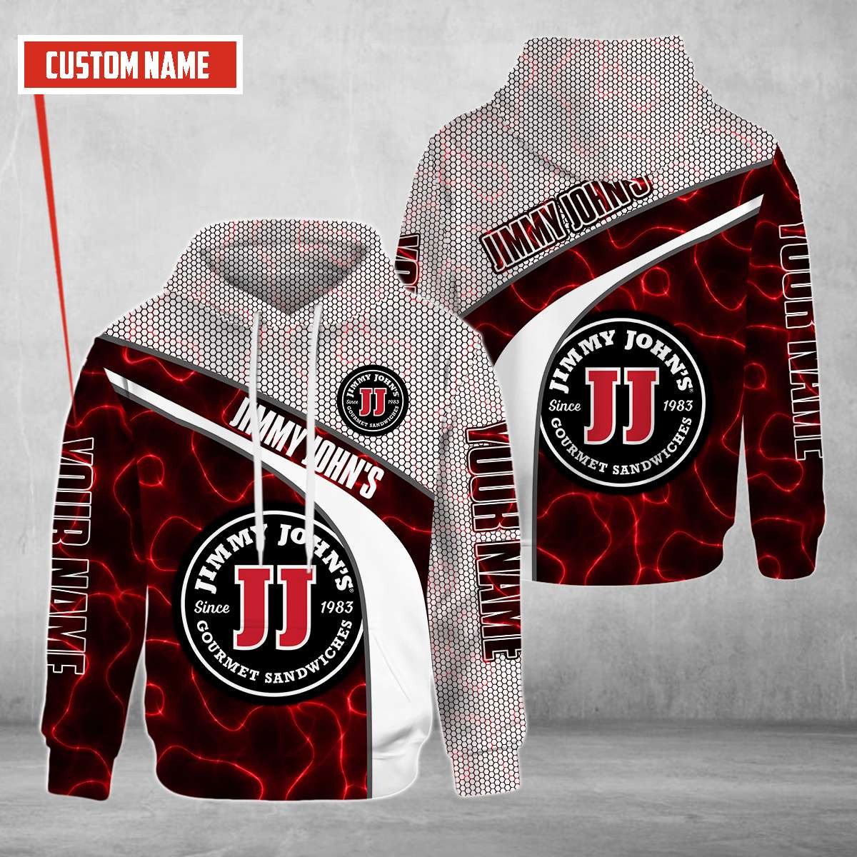 Personalized Jimmy John’S Custom All Over Print 3D Hoodie Personalized Jimmy John’S Custom All Over Print 3D Hoodie