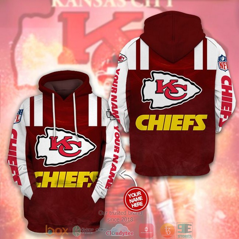 Personalized Kansas City Chiefs Nfl Custom 3D Hoodie Personalized Kansas City Chiefs Nfl Custom 3D Hoodie