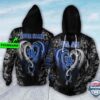 Personalized Kentucky Wildcats Dragon Ncaa 3D Hoodie T-Shirt