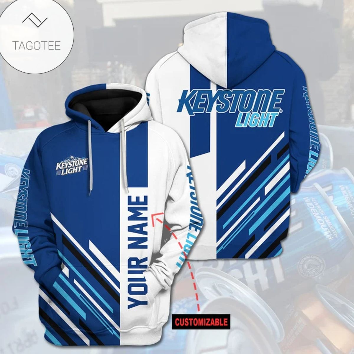 Personalized Keystone Light Logo Hoodie Personalized Keystone Light Logo Hoodie