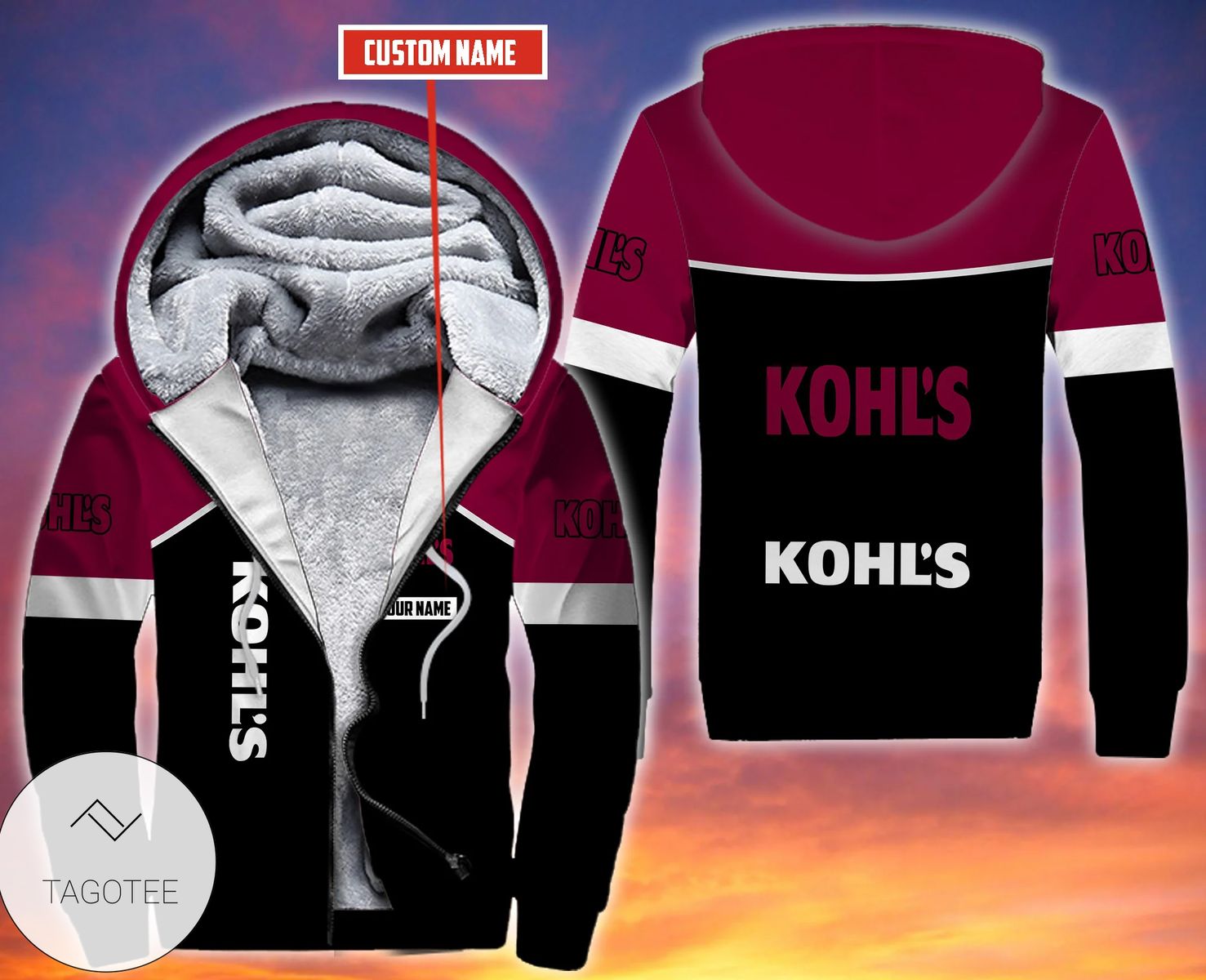 Personalized Kohl’S Fleece Hoodie Personalized Kohl’S Fleece Hoodie