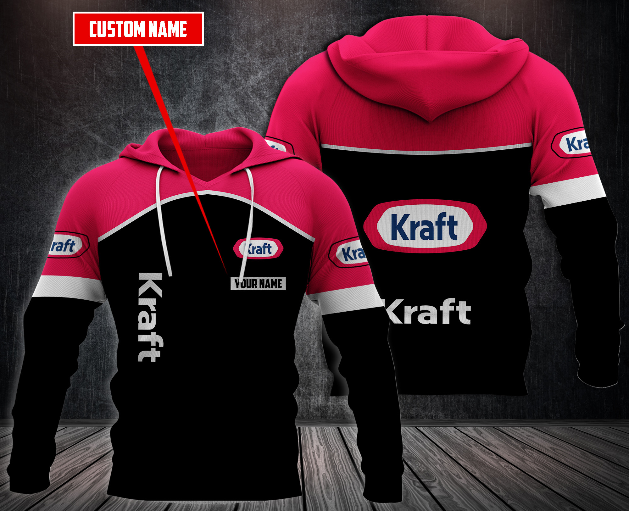 Personalized-Kraft-Foods-3D-Fleece-Hoodie-Hoodie-2