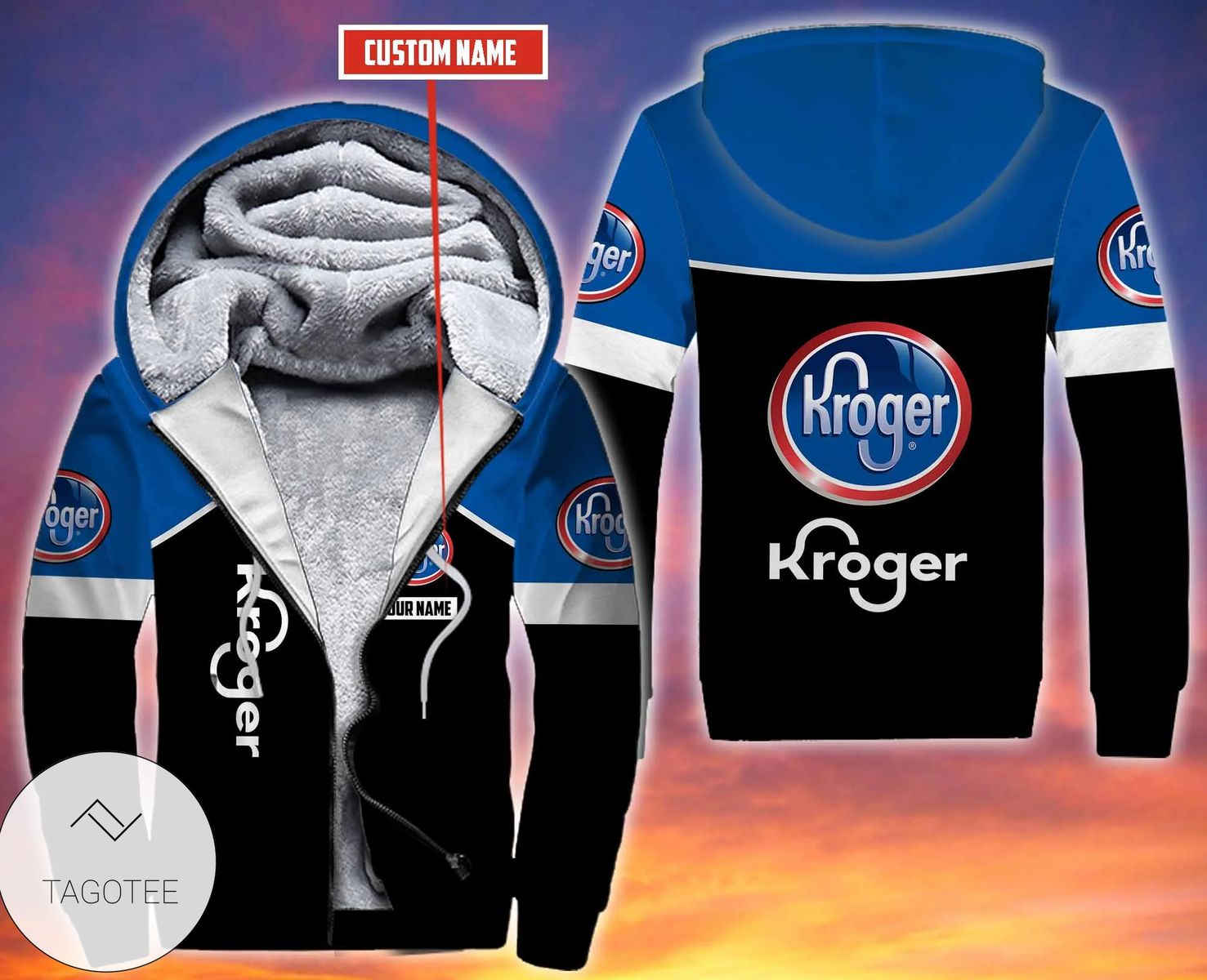 Personalized Kroger Fleece Hoodie Personalized Kroger Fleece Hoodie