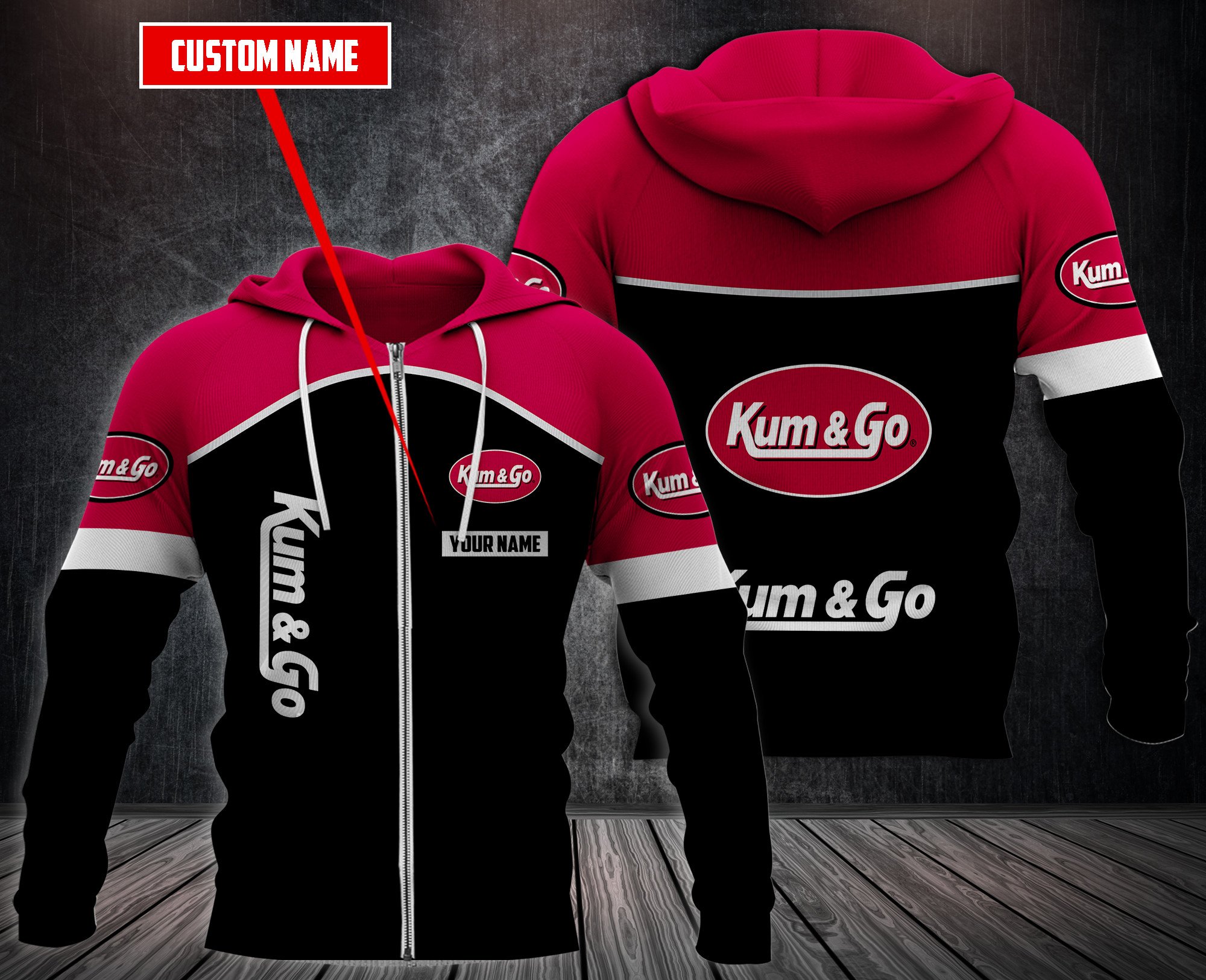 Personalized Kum & Go 3D Hoodie Personalized Kum & Go 3D Hoodie