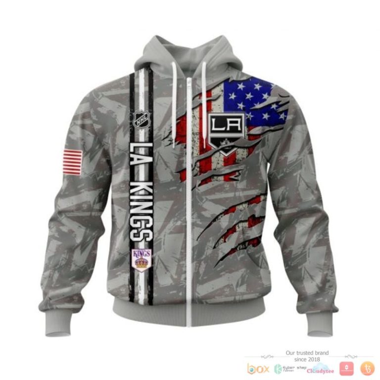 Personalized-Los-Angeles-Kings-With-American-Flag-3D-Shirt-Hoodie-2